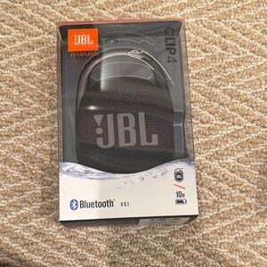 JBL Clip 4 Portable Bluetooth Speaker - Black
